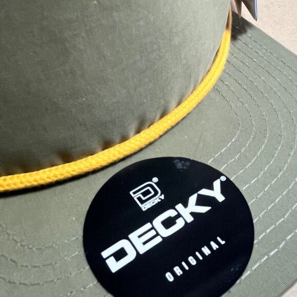 5 Panel High Profile Relaxed Perforated Performance Rope Hat - Picture 2 of 10